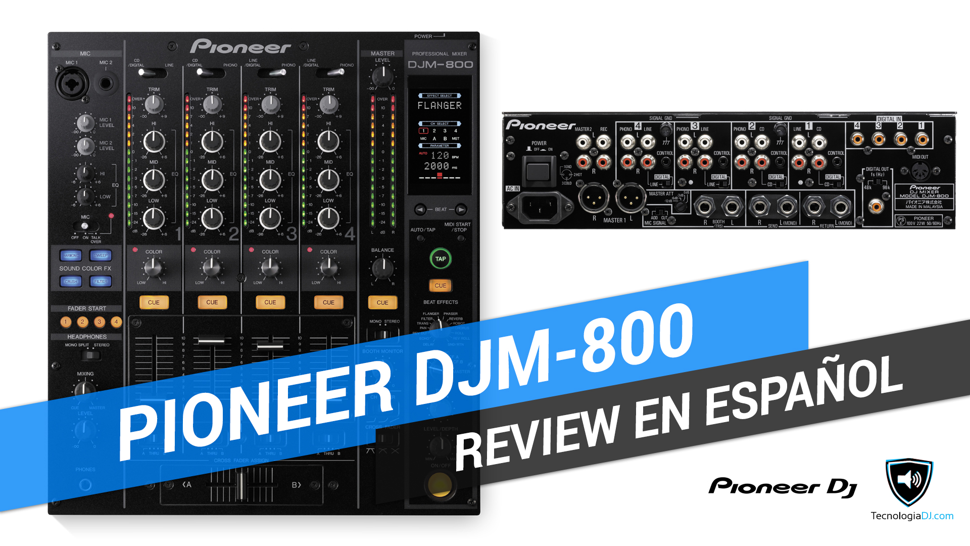 Review mixer Pioneer DJM-800 en español