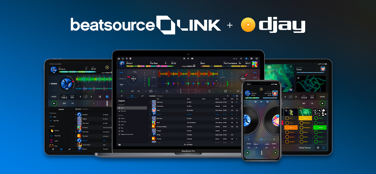 Beatsource Link en versión beta compatible con Rekordbox, djay y Virtual DJ
