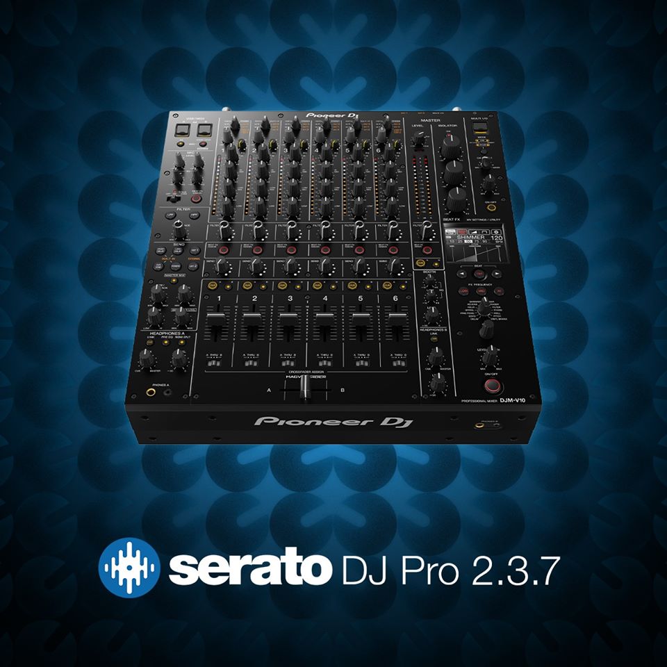 Serato DJ ya es compatible con el mixer Pioneer DJM-V10