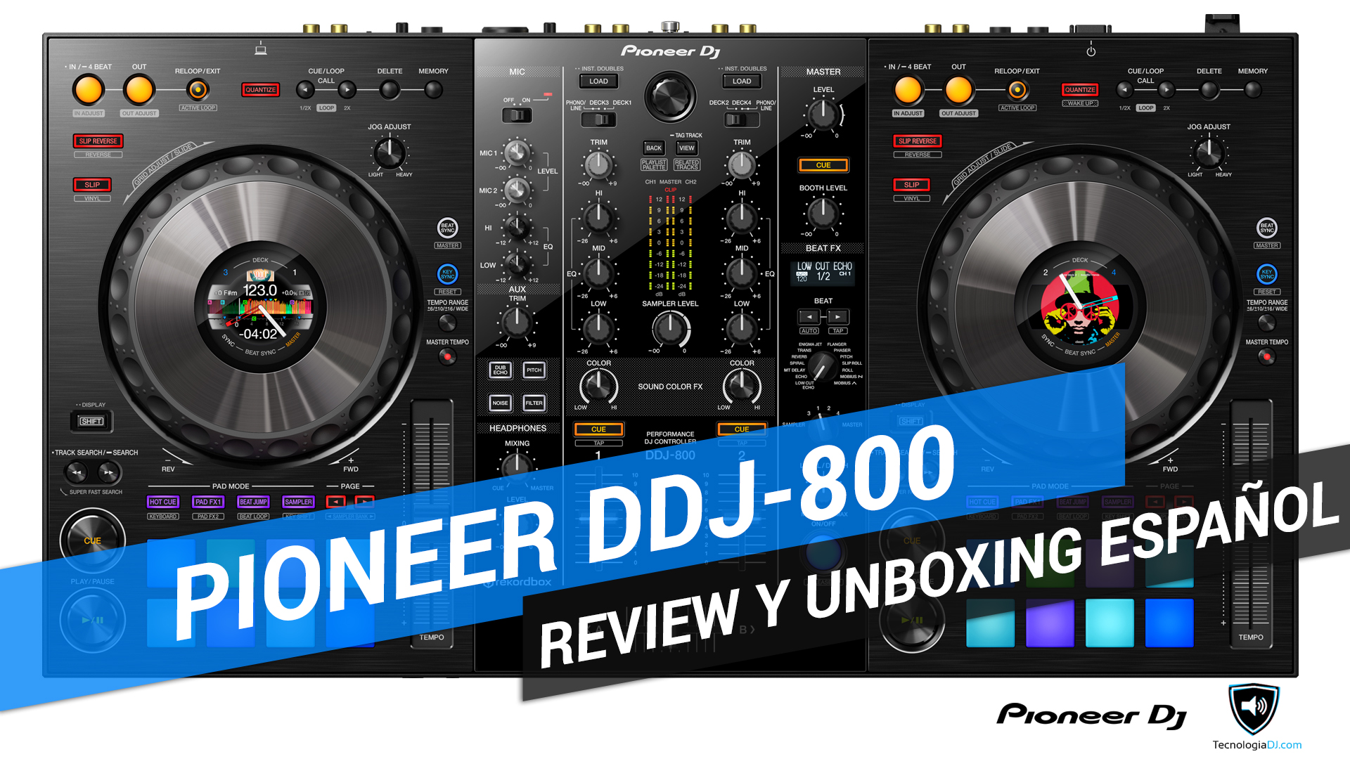 Pioneer DDJ-800 review y unboxing