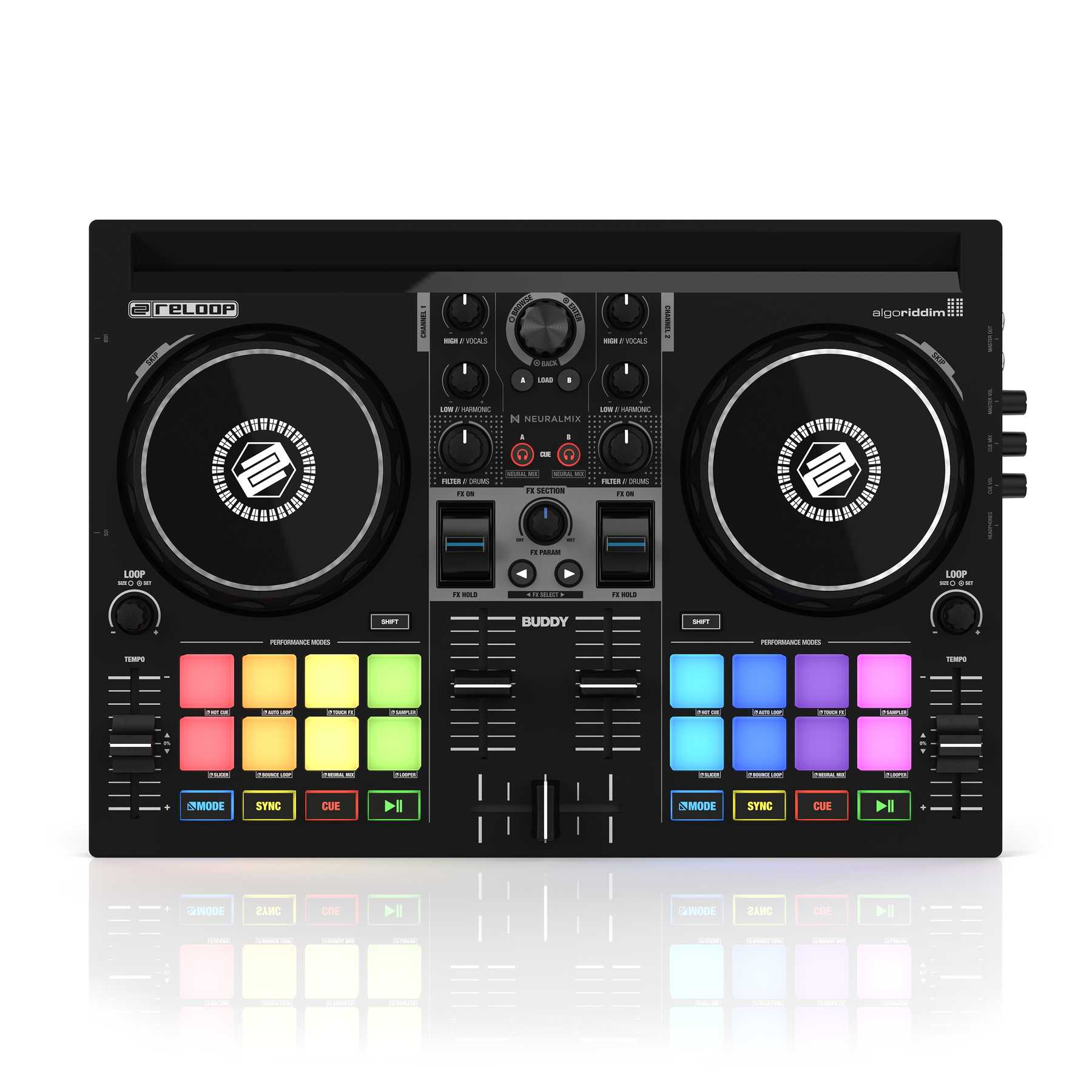 Reloop Buddy nuevo controlador compatible con la app djay