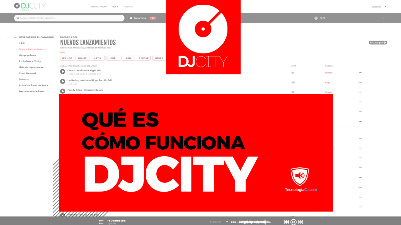 DJ City, qué es y cómo funciona