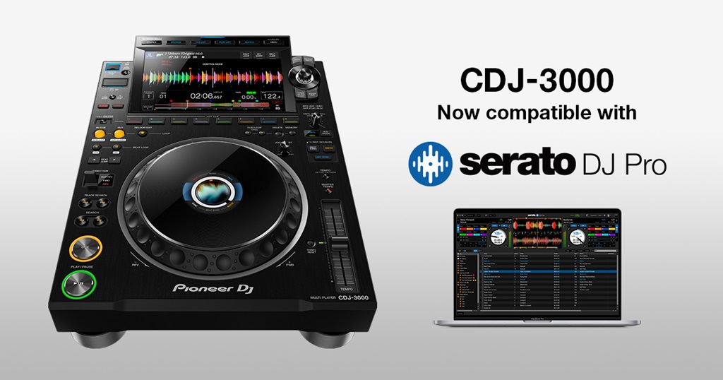 Pioneer CDJ-3000 oficialmente compatible con Serato DJ Pro