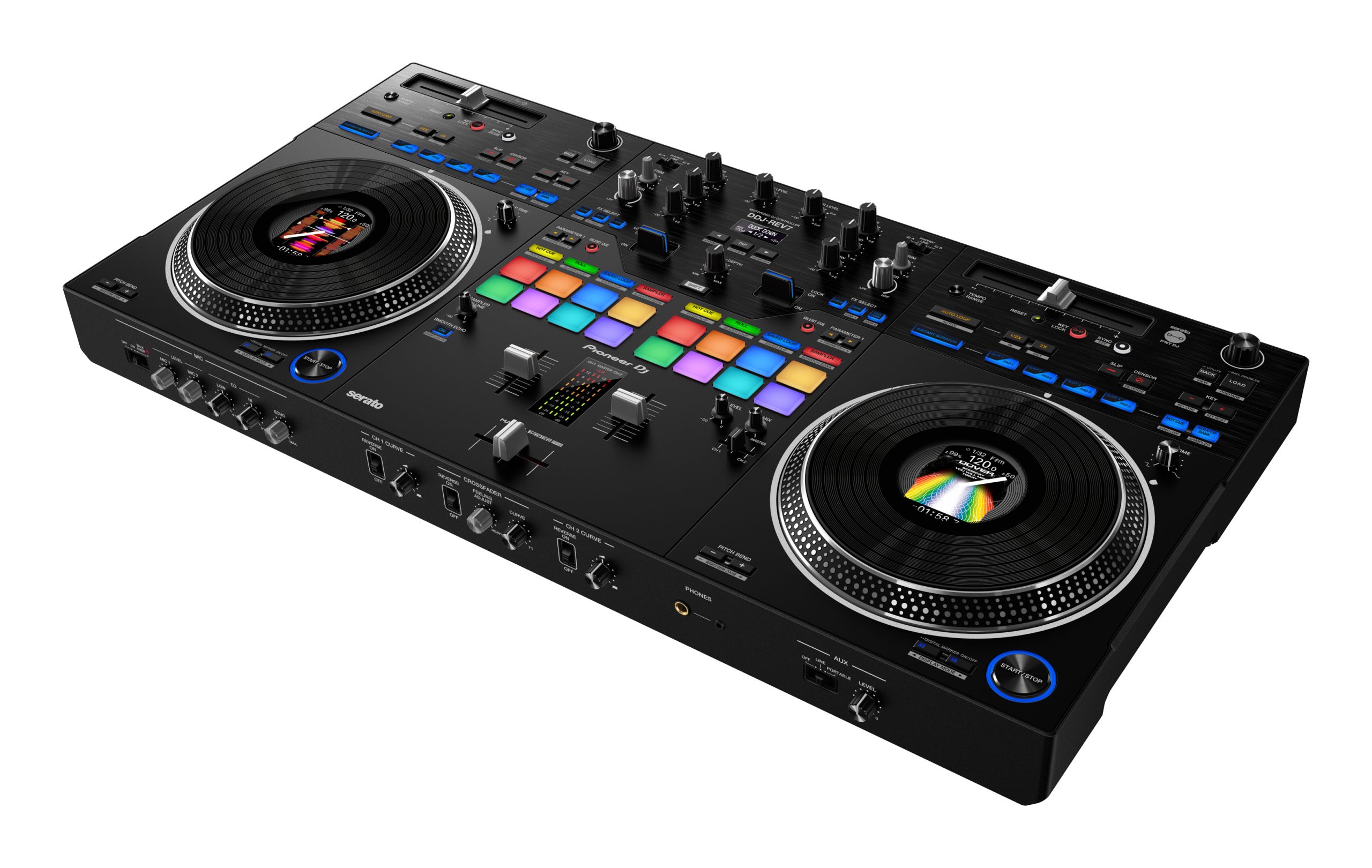 Pioneer DDJ-REV7 controlador para scratch compatible con Serato DJ Pro