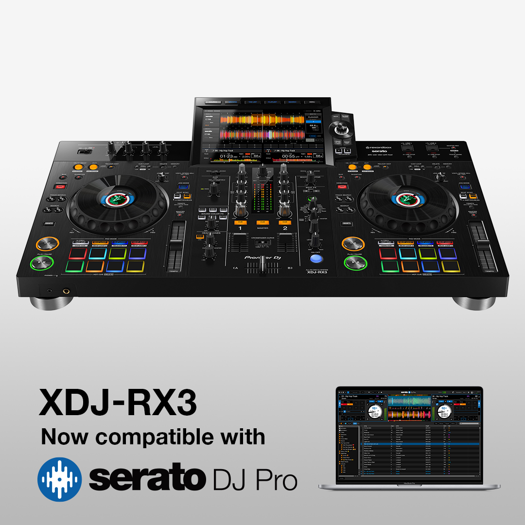 Pioneer XDJ-RX3 ya es compatible con Serato DJ Pro