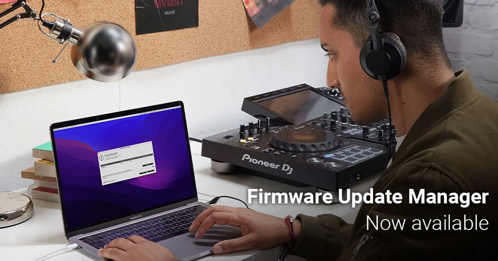 Notificaciones automáticas de las actualizaciones de firmware de Pioneer DJ