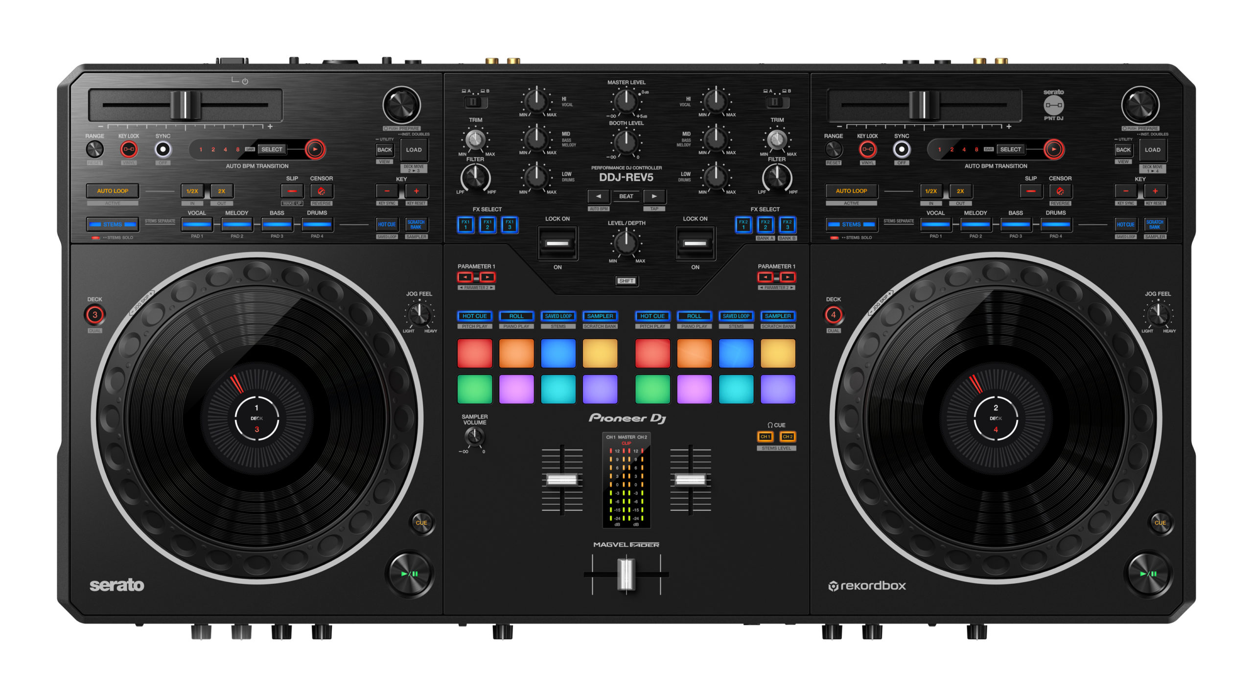 Nuevo controlador Pioneer DDJ-REV5 de dos canales