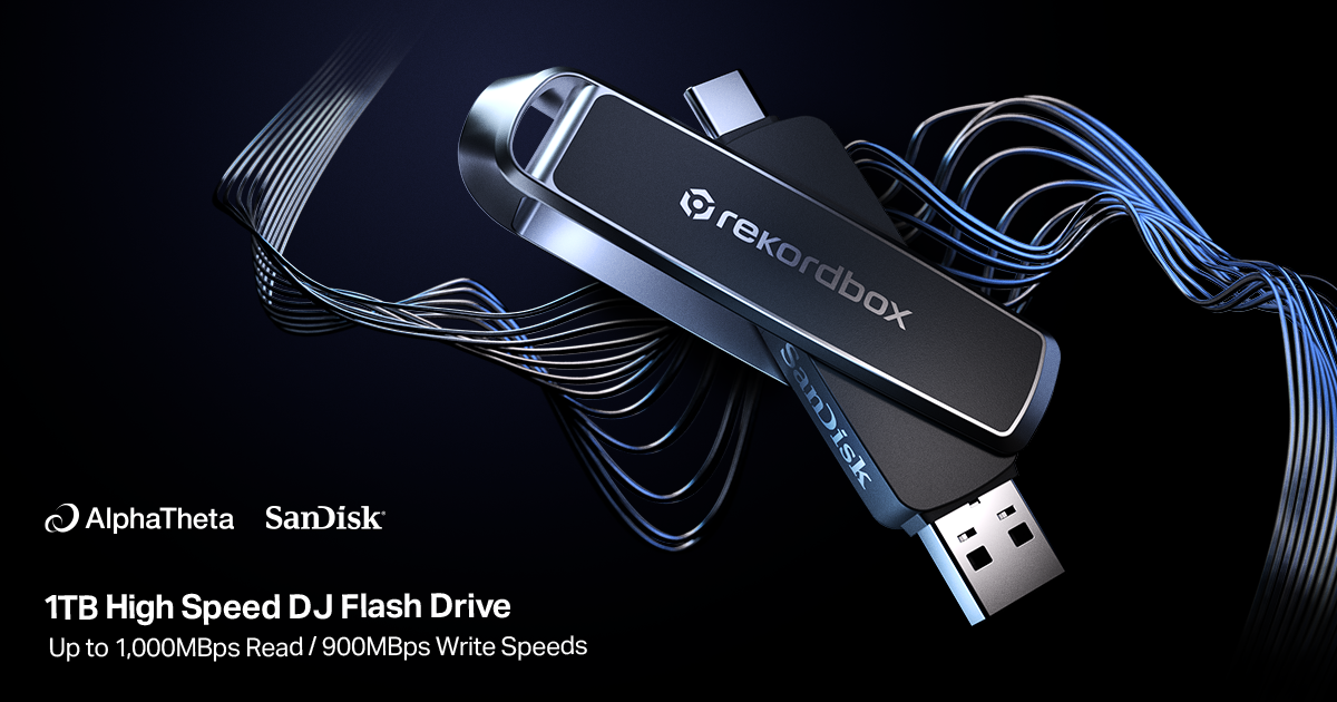AlphaTheta y Sandisk lanzan sus memorias USB para DJ profesionales