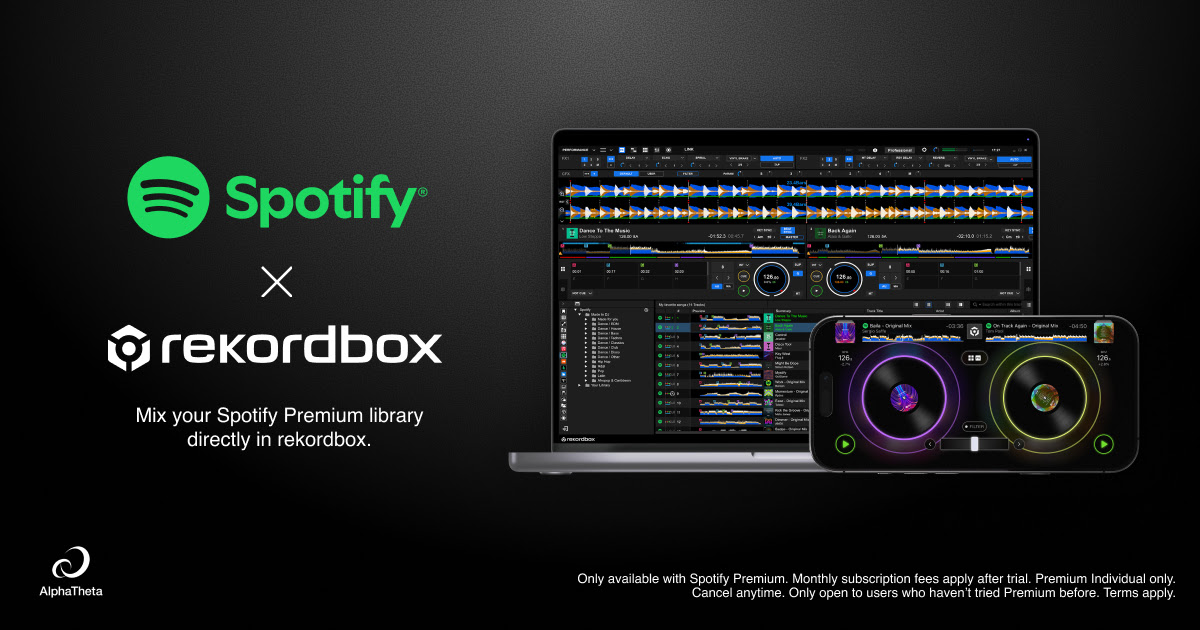 Rekordbox y djay para iOS/Android ahora son compatibles con Spotify