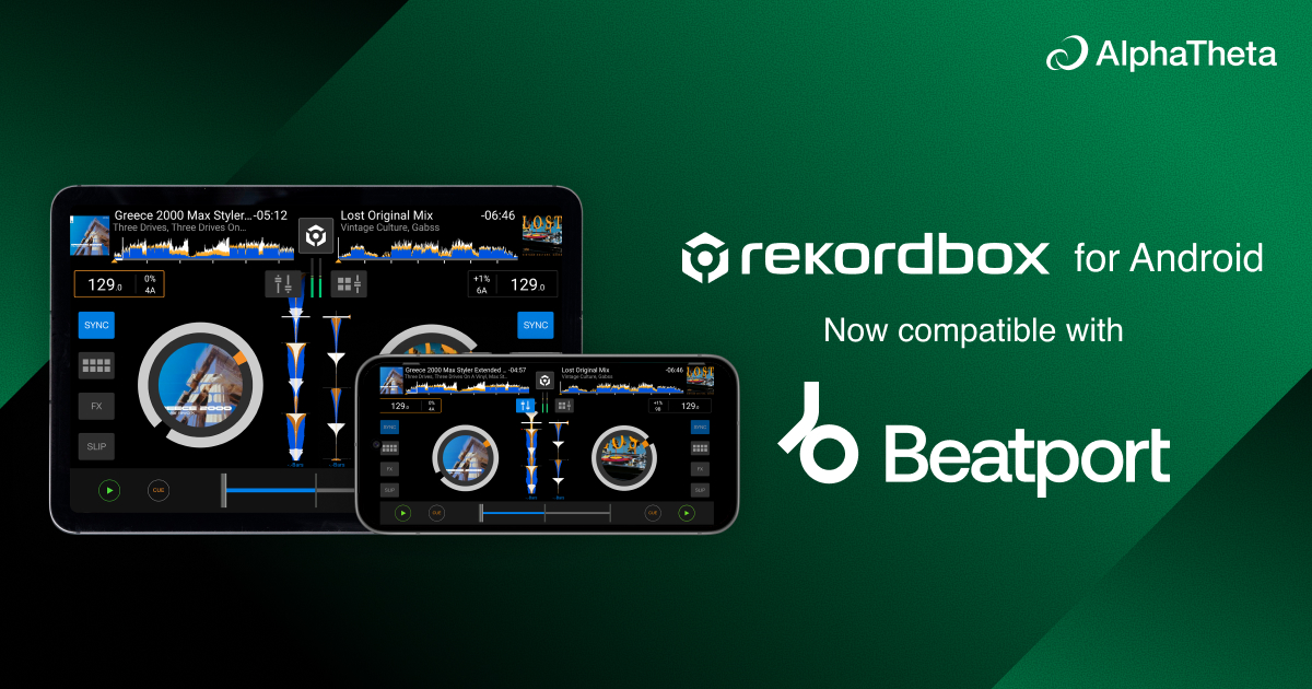 rekordbox for Android ya es compatible con Beatport Streaming