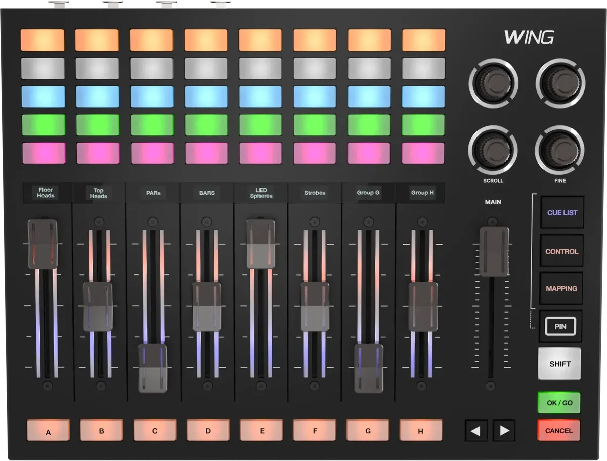 Controlador DMX Wolfmix Wing